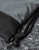 Gray Drawstring Backpack