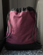 Burgundy Drawstring Backpack