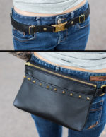 Spiked Fanny Pack Gold