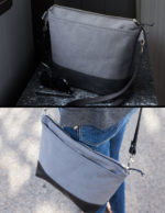 Dark Gray Large Crossbody Purse