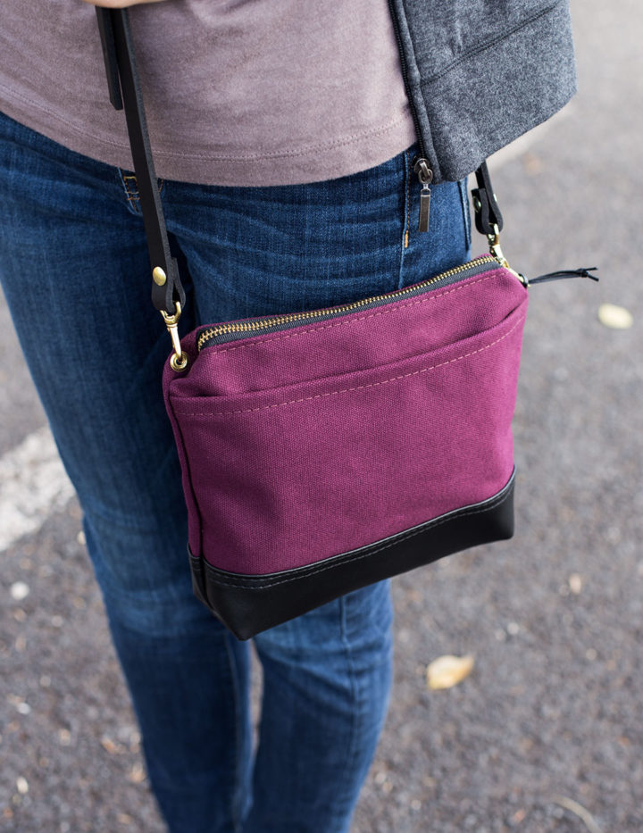 Small Burgundy Crossbody Purse