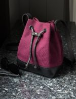 Burgundy Bucket Bag